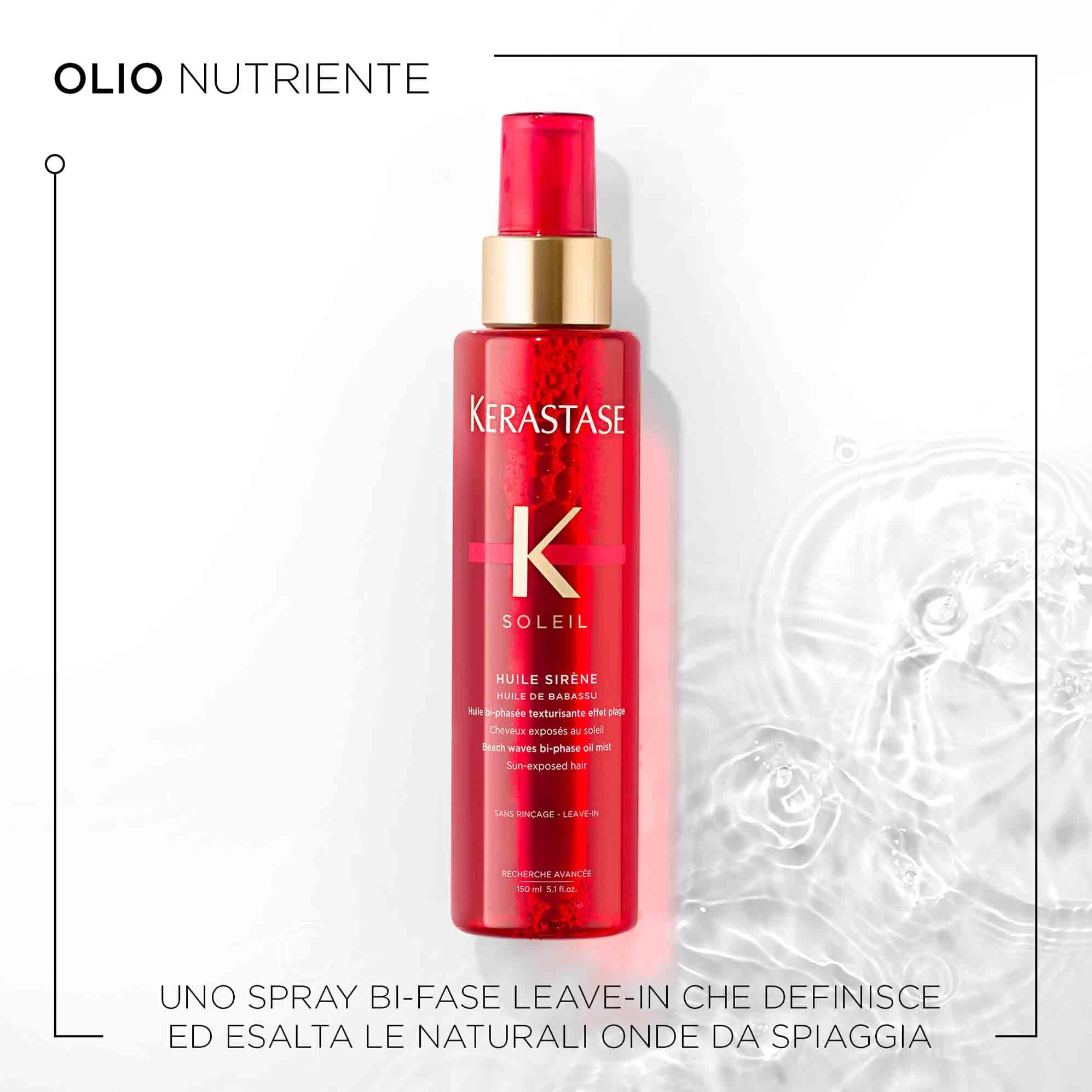 Kérastase Soleil, Shampoo Solare Protettivo + Maschera Nutriente & Anti-Crespo + Olio con Protezione, Trattamento per Capelli Senza Risciacquo
