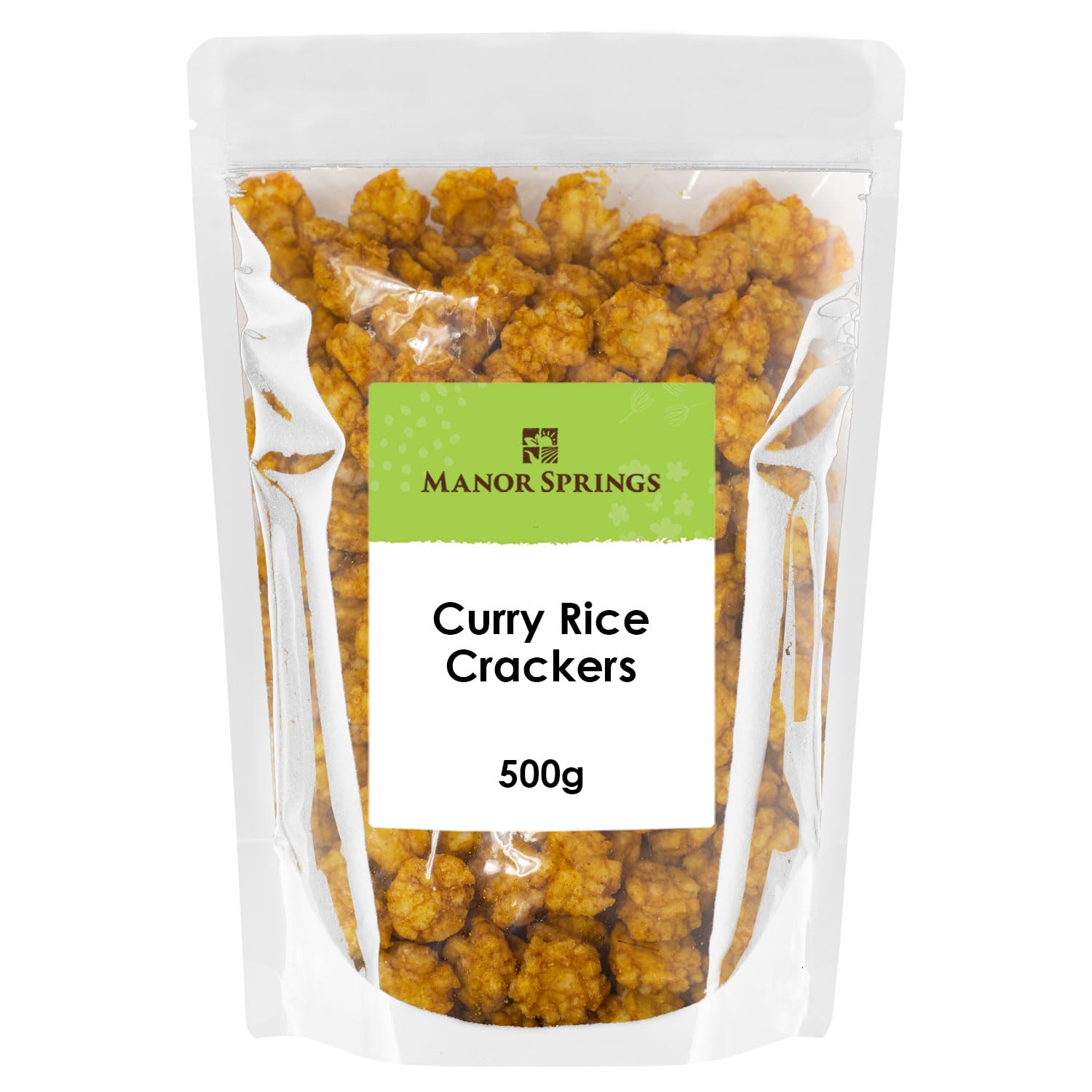 Curry Rice Crackers 500g by Manor Springs