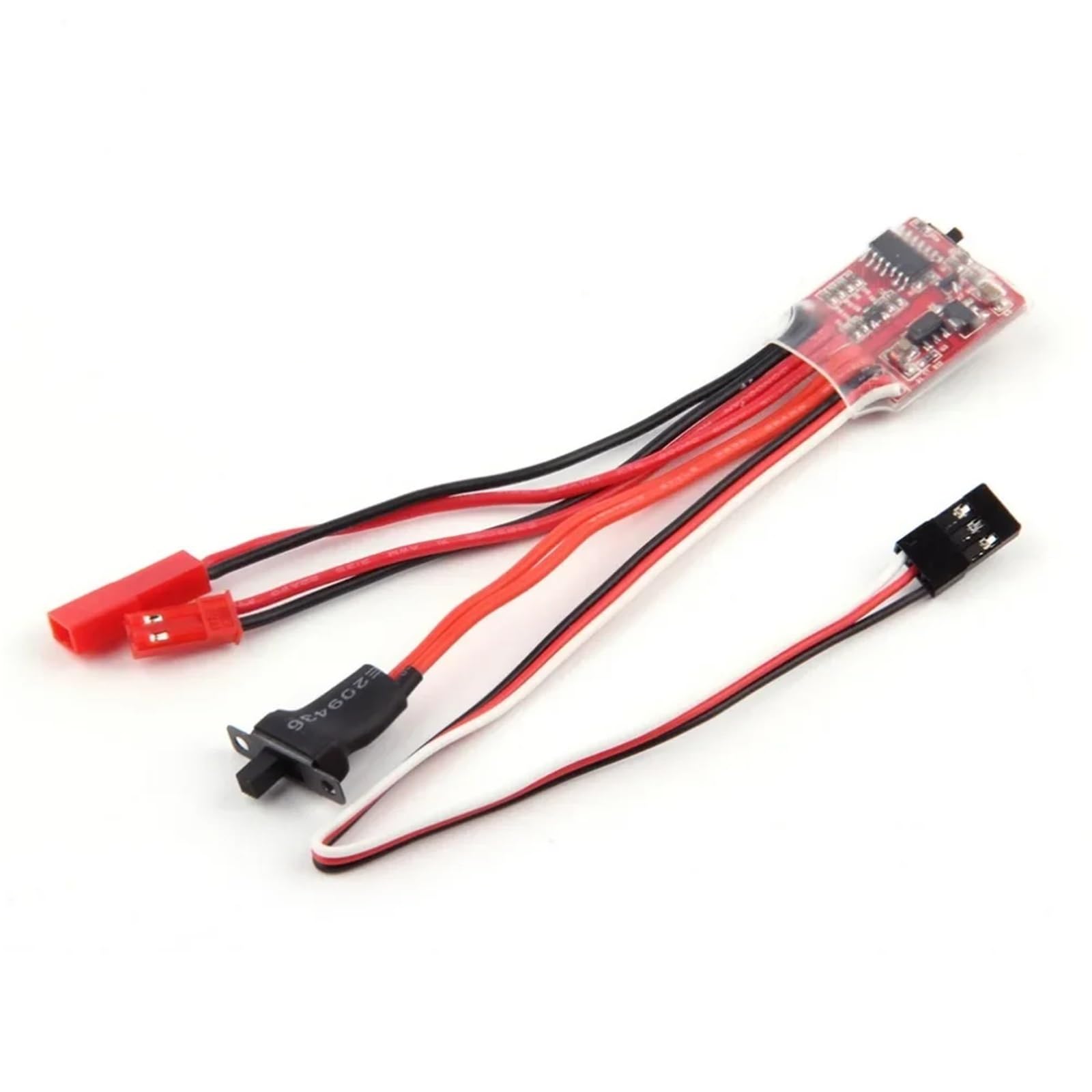 Per 1/16 1/18 1/24 30A ESC Controller Spazzolato Avanti Reverse Freno Motore Dual Way Speed ​​Car 10A 20A RC Modello Accessori Parti ESC RC