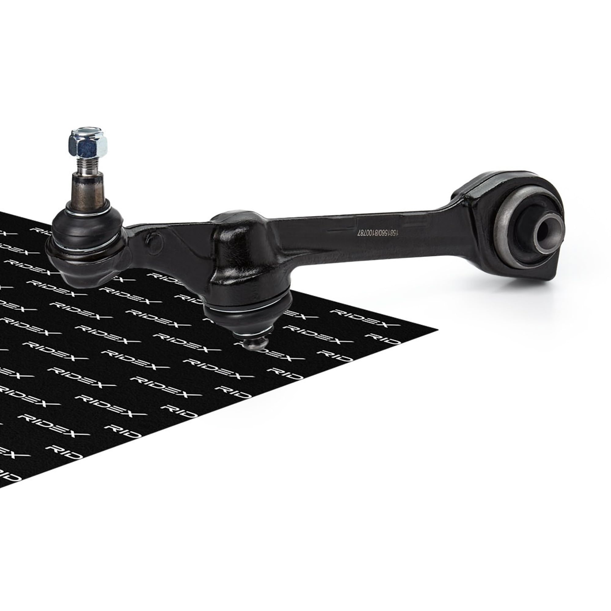 RIDEX 273C0558 Barra oscilante de suspensión de ruedas a la Izquierda abajo Delantero con apoyo de caucho con tuerca Compatible con MERCEDES-BENZ Clase S Sedán W221