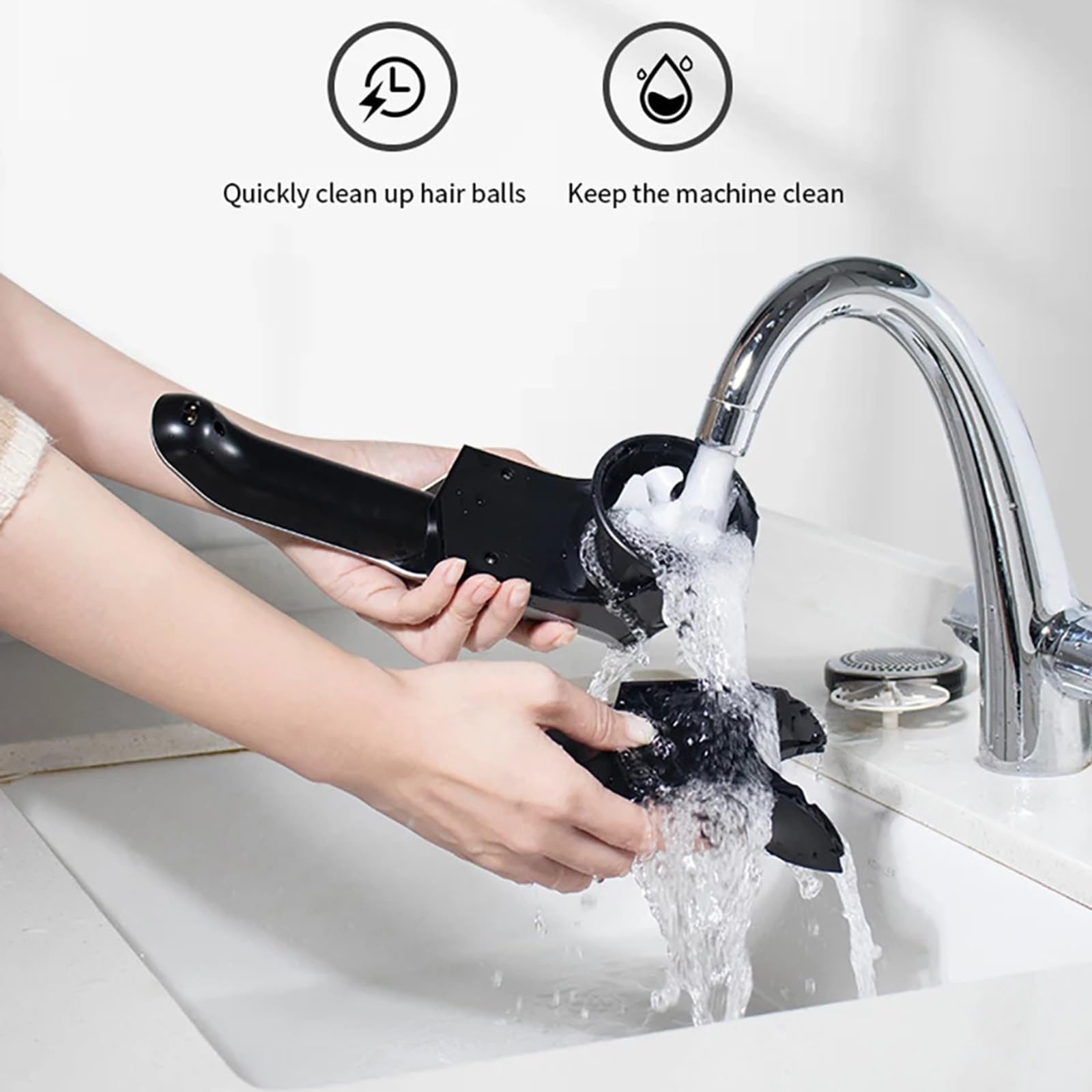 quitapelusas Eliminador de Pelusas Lavable, Potente removedor de Ropa con Corte de Bolas de Pelo y Carga USB de 15W for suéter Familiar, recortador de Calcetines de Lana quitapelusas de Ropa