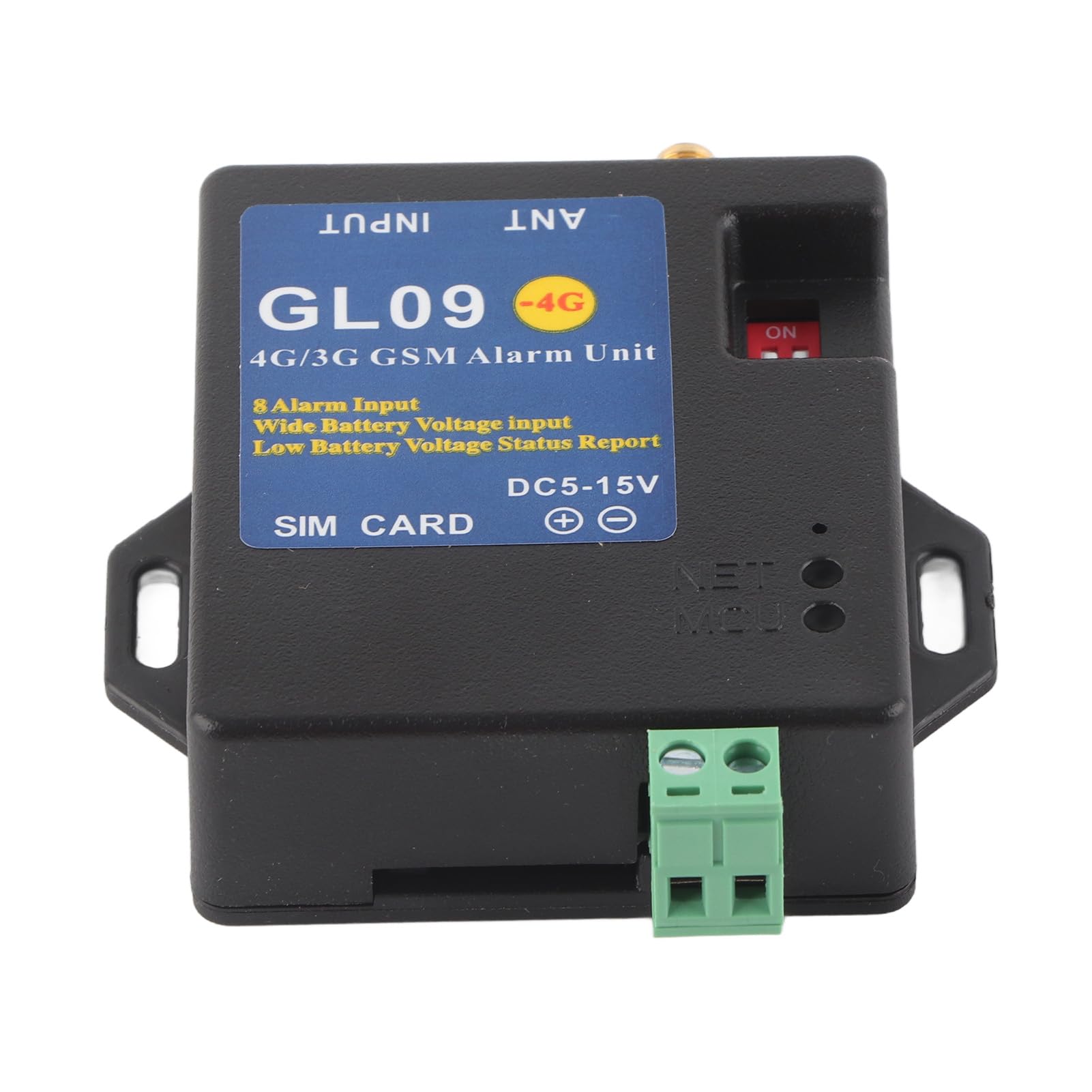 4G/3G/GSM Alarm-Sicherheitssystem-Alarmmodul, 8-K-Eingang, kabelloser Heimlager-Sicherheitsalarm mit eingebautem 4G-Modul für Fernüberwachung (EU-Standard)