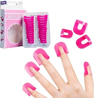 52 PCS Nail Polish Anti Overflow Clip Manicure Shield Protector