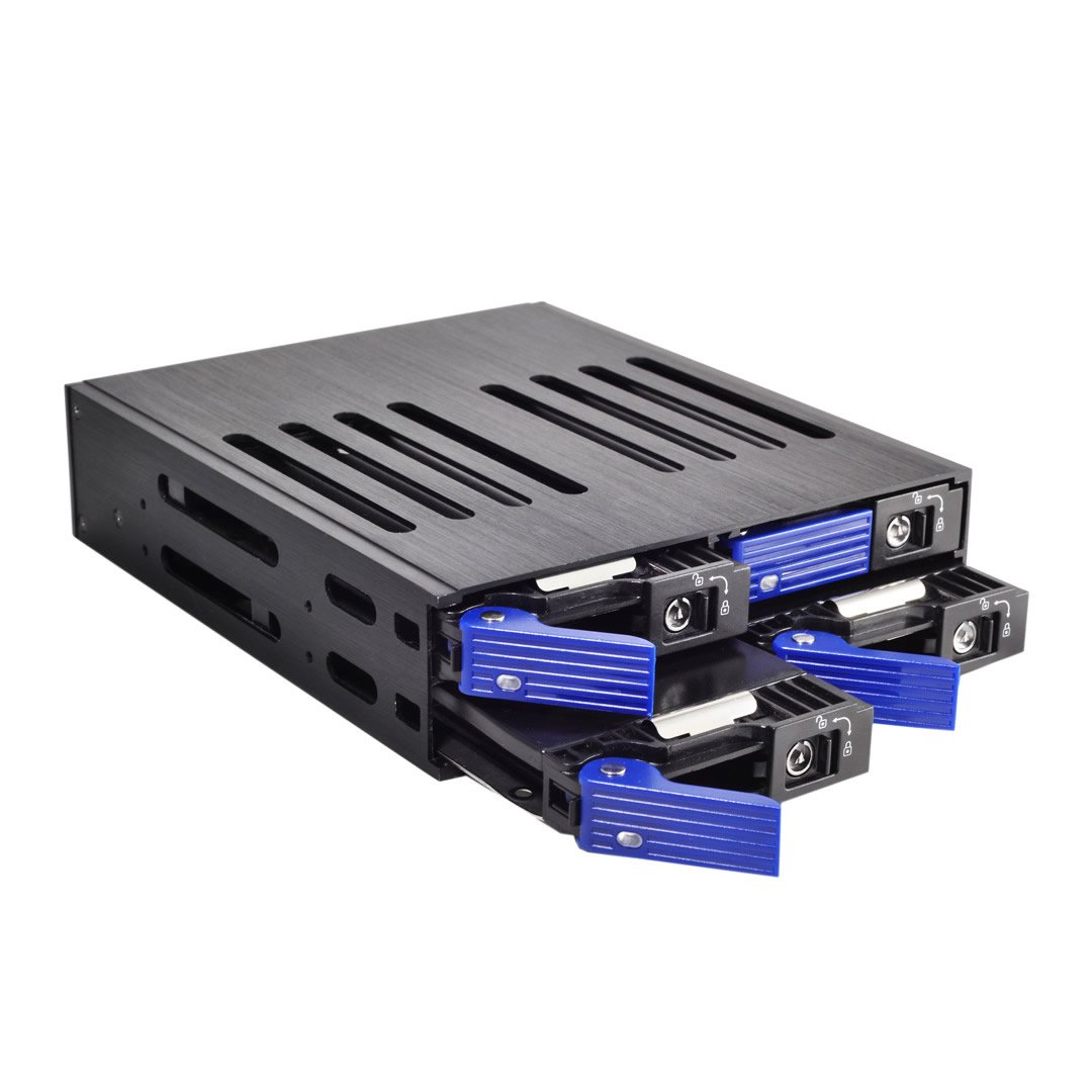Fantec MR-SA1041 Rack per 4 Sata o Sas per Vano da 5,25