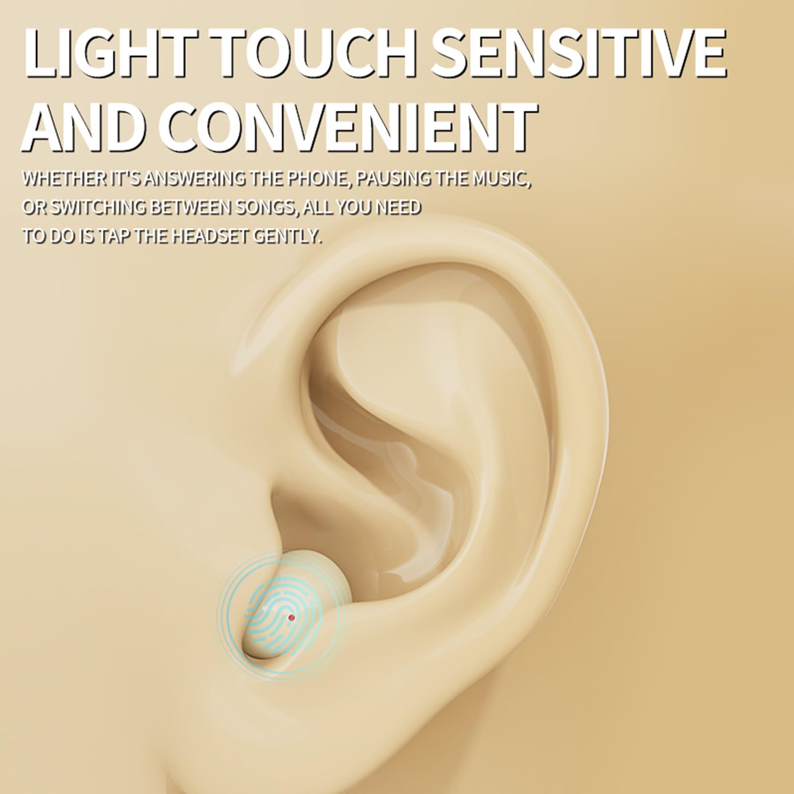 Xmenha Mini invisibles más pequeños auriculares Bluetooth in-ear auriculares inalámbricos Bluetooth auriculares inalámbricos para dormir en la oreja Sleep Earbuds auriculares para orejas pequeñas