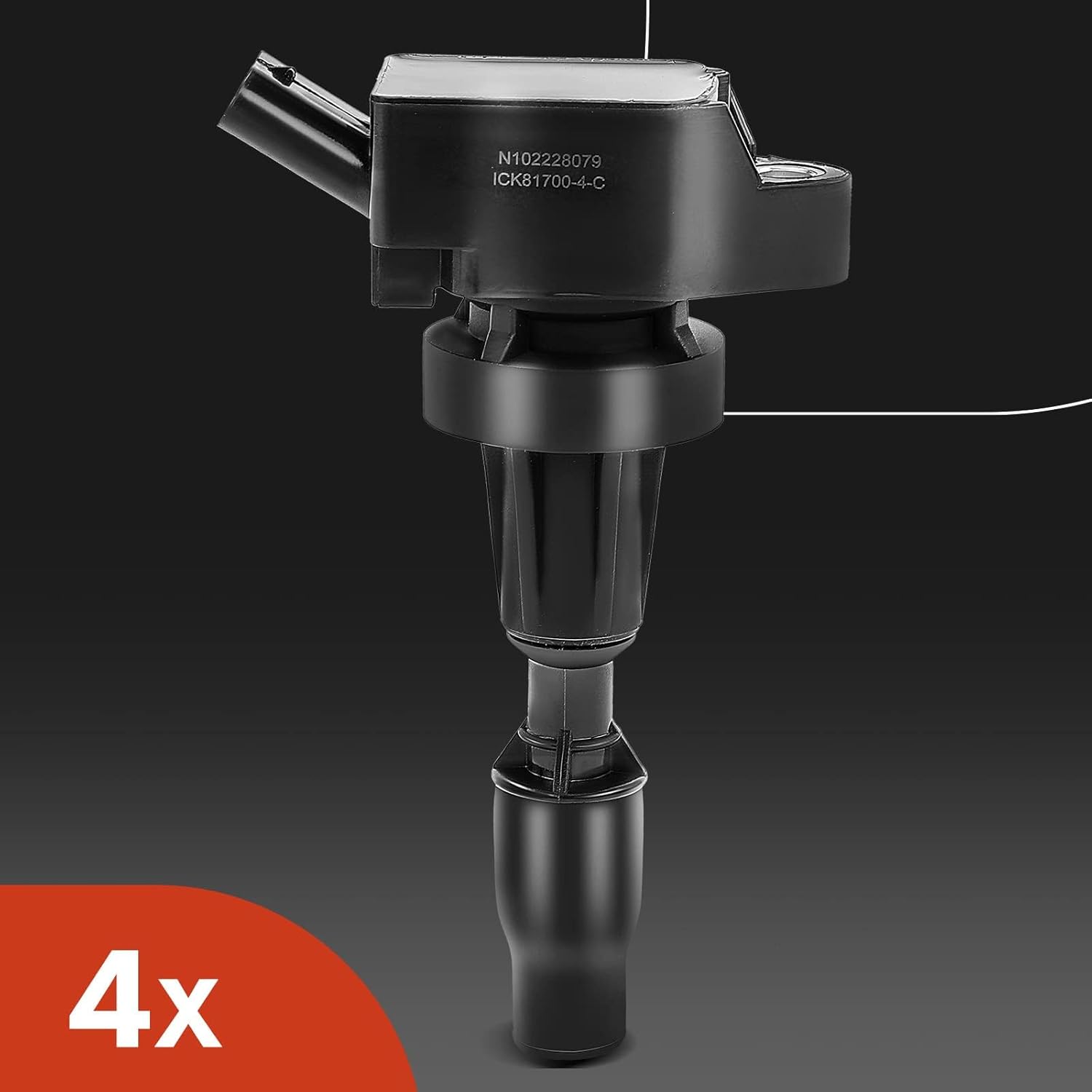 A-Premium Set of 8 Ignition Coil Pack and Iridium Spark Plugs Compatible with Hyundai Elantra 2017-2019, Sonata 2015-2019, Tucson 2016-2018, Kona, Veloster & Kia Soul, Optima, Forte, Forte5, L4 1.6L