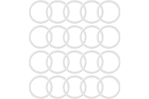30 Pack 2 Inch White Plastic Catcher Ring