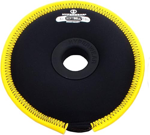 Hyperwear SoftBell - Placas de peso de mano para usar solas o con juegos de mancuernas ajustables, juegos de pesas rusas o barra Sistema SoftBell