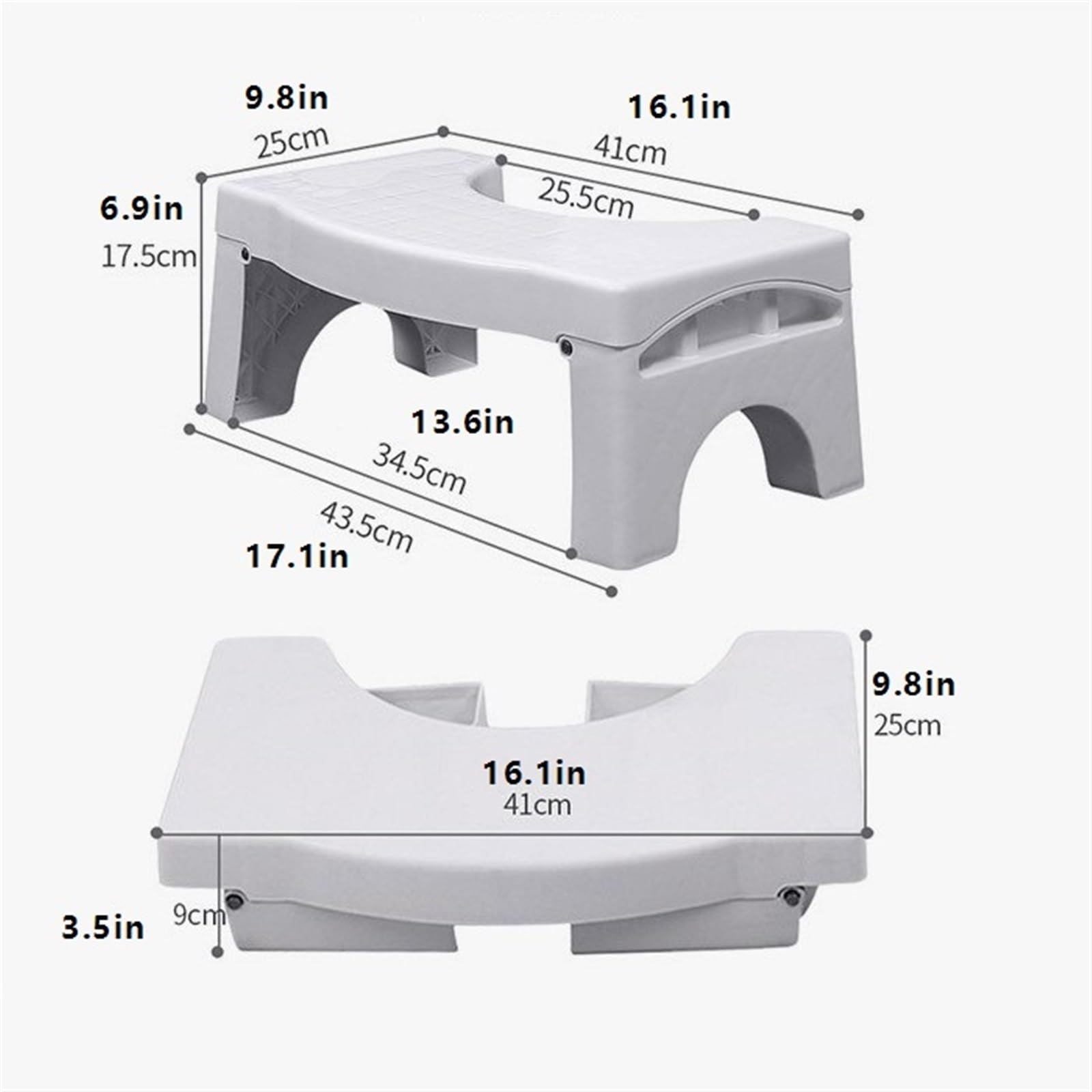 Taburete de baño Taburete de baño Plegable Taburete de Inodoro for el hogar Taburete de baño Taburete Auxiliar for Lavabo Taburete for pies Taburete baño