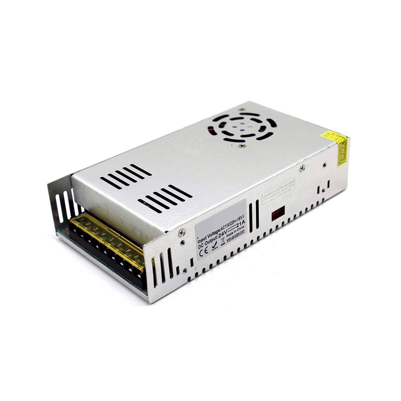 Alimentatore dell'apparecchiatura 3D DC12V DC24V500W DC. Alimentatore della stampante Alimentazione elettrica a commutazione 24V Alimentatore Switching(S-500-12)