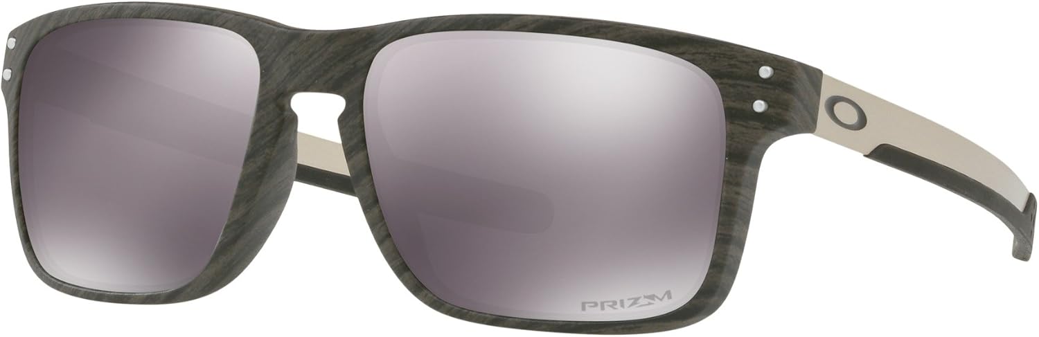 Oakley Holbrook Mix Sunglasses Woodgrain with Prizm Black Iridium Lens 57mm