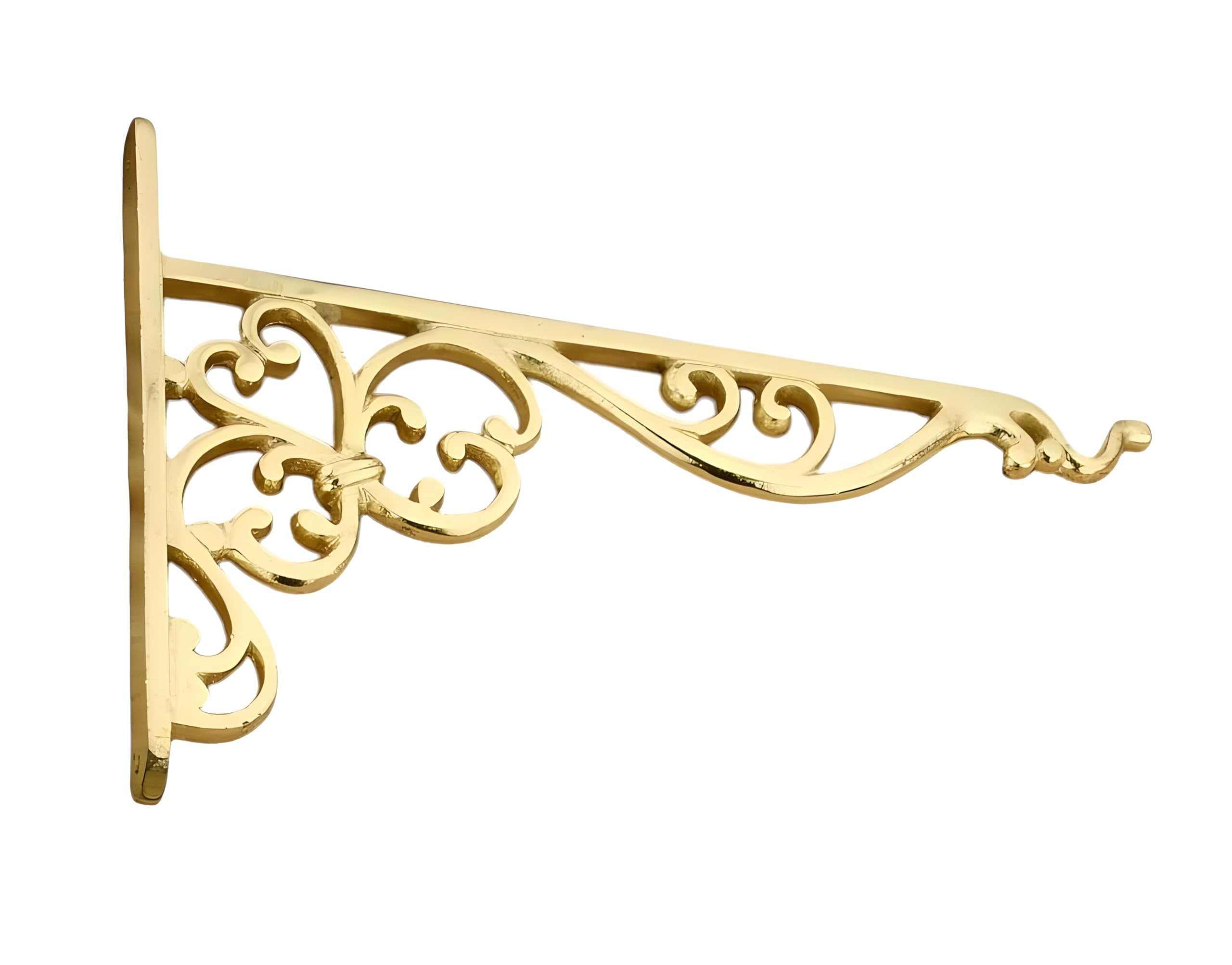 Metal Wall Hook Hanging Plant Bracket Decorative Straight Plant Hanger for Pots, Bird Feeders, Planters, Lanterns, Macrame, Wind Chimes Indoor Outdoor (Pack of 1)-image-15