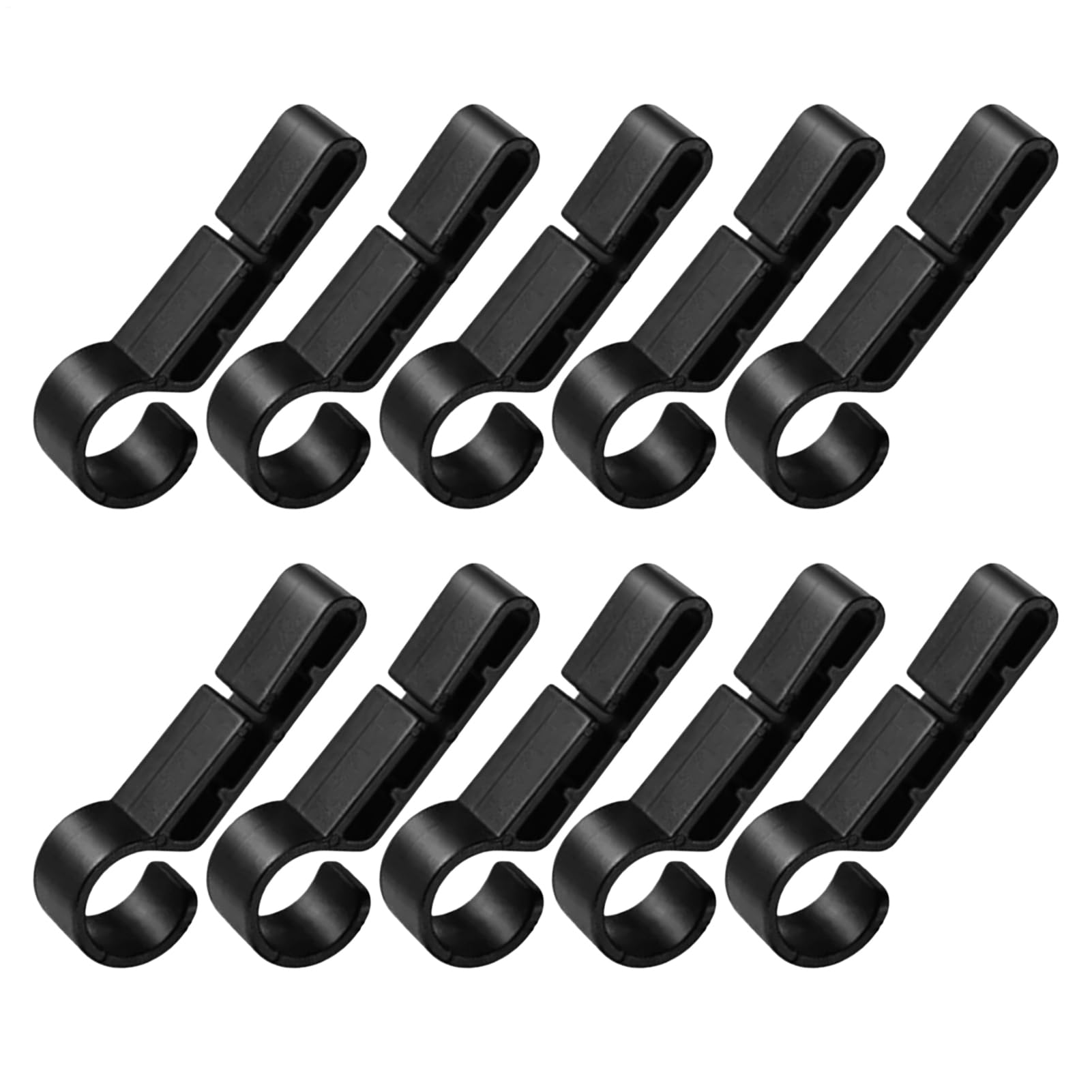 Ganchos para Frontales De Casco | 10 Piezas Ganchos para Lámparas Frontales | Accesorio De Sujeción para Cascos | para Mantenimiento Construcción Trabajo Industrial Espeleología Petrolero