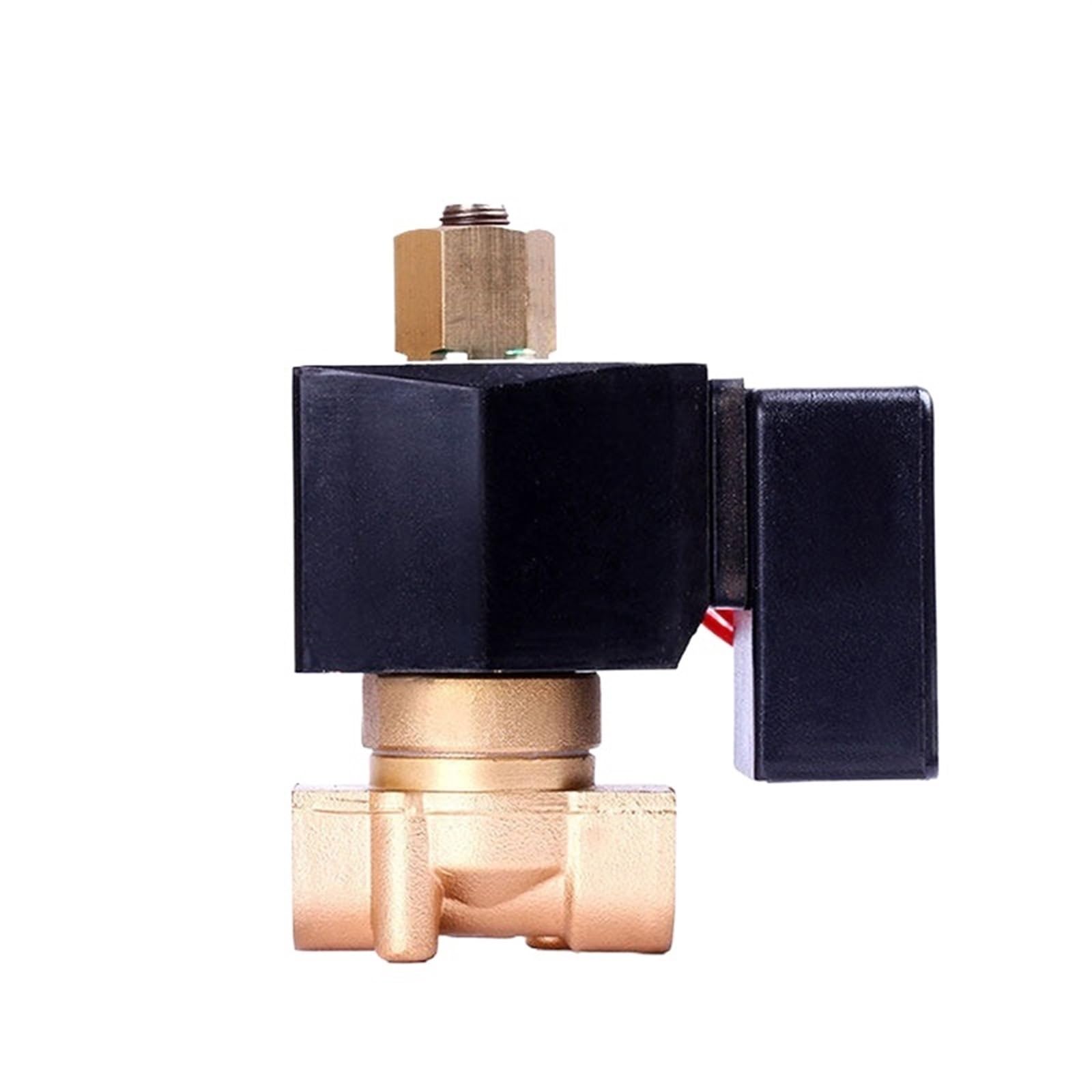 Xncdbvypa Npt-380Vac 3/8" Energy Saving Normally Open Solenoid Valve Brass Switch Water 220V 12V 24 Hours Energize Not Fever(Npt-380Vac)
