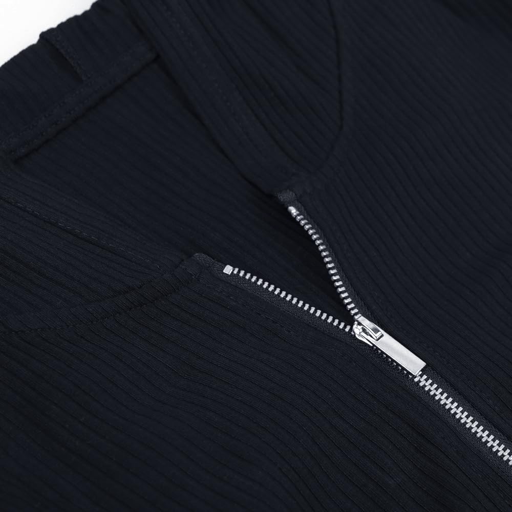 Muscle Alive Uomo Moda Felpe Quarter Zip Up Atletico Fitness Felpe con Cappuccio Pullover Manica Lunga Slim Fit