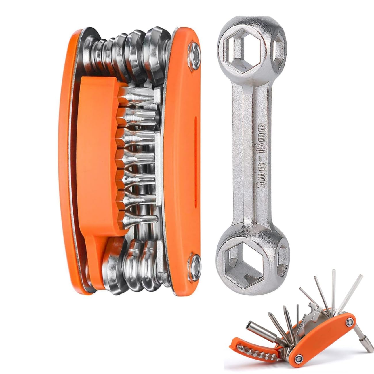 20 en 1 bicicleta multiherramienta con llave de hueso de bicicleta portátil kit de herramientas de reparación de bicicletas mecánico de ciclismo conjunto de herramientas de reparación multifunción