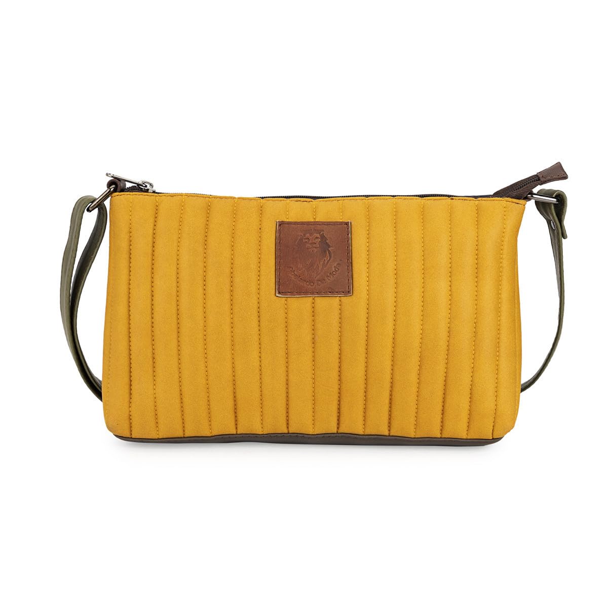 ABELARDO DE MODA Womens Iconique Premium Full Grain Leather Zipper Sling Bag with Adjustable Shoulder Strap (30cm x 18cm x 5.5cm) | Ladies Purse Handbag | Special & Luxury Gift (B0CW9WQ9HZ) Amazon Price History, Amazon Price Tracker