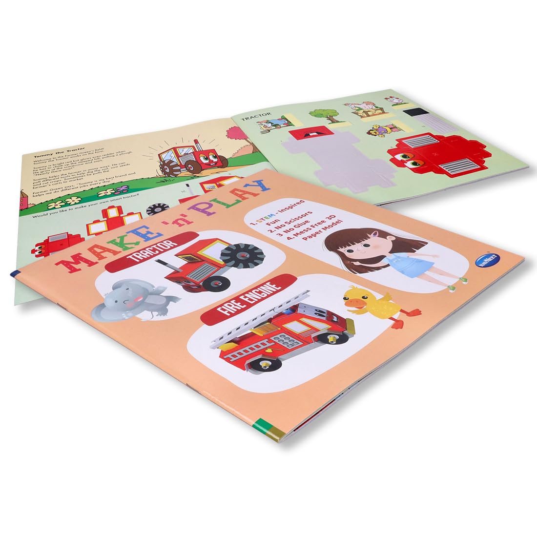 Navneet Make 'N' Play-Tractor&Fire Engine,Adult,Multicolor 4