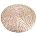 Coussins de Sol de siège de Tatami de Pouf Rond de 40cm Tapis de Yoga Doux de méditation de Paille
