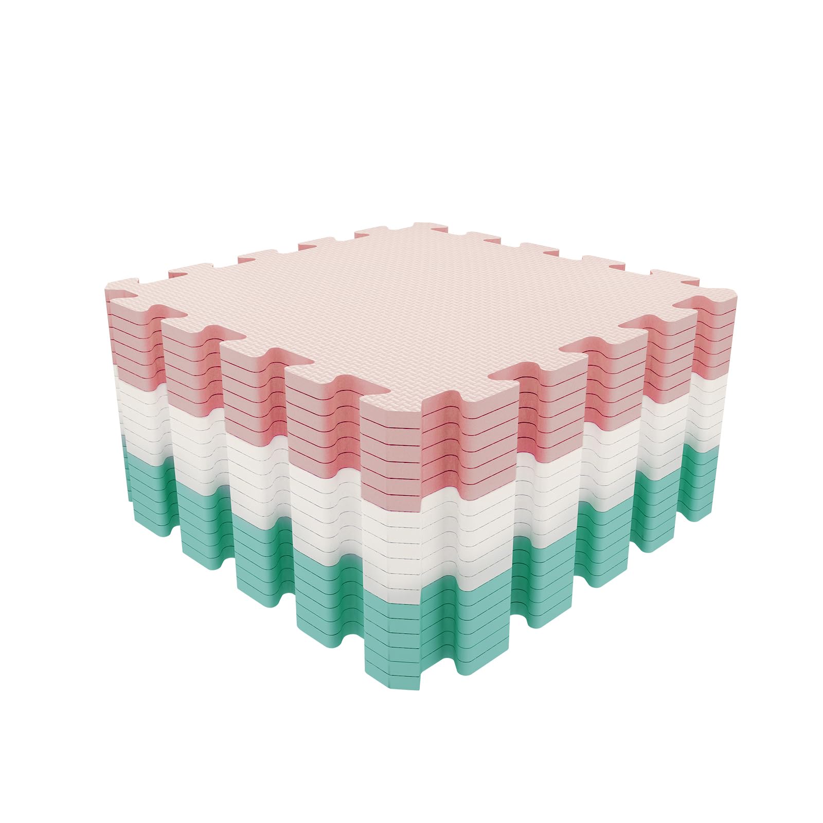 1 'x 1' (30cm x 30cm Tappetini ad Incastro | Tappetino in Morbida Schiuma | Tappetino da Gioco | Tappetino da Palestra (12/18 Pezzi)