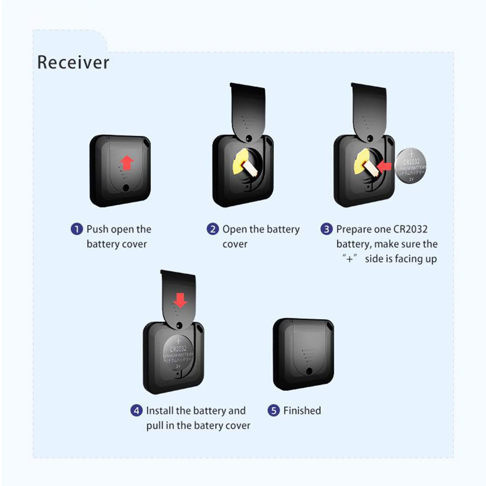 Localisateur de commandes à distance - Tracker avec alarme de 90 dB