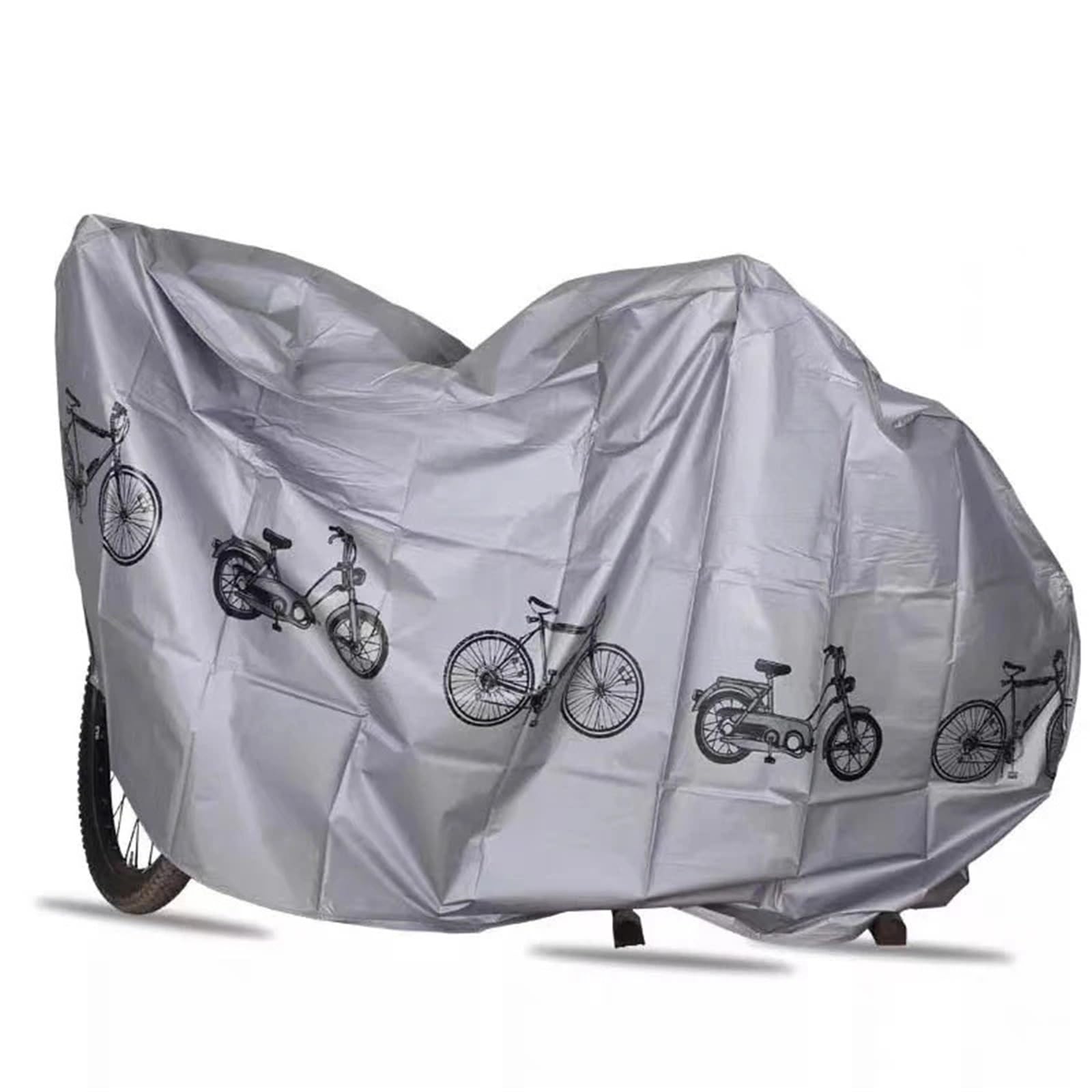 Akdjgfp Men's Gray Bike Cover Waterproof Outdoor Material Mountain Bike Cover, Waterproof, Rainproof, Dustproof, Outdoor, Bicycle Accessories, 200*100Cm(Gray)