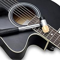Vista 5 de Martillo de plástico para guitarra, cabeza de latón y goma, herramienta de martillo de trastes de doble cabeza, herramientas de anatomía