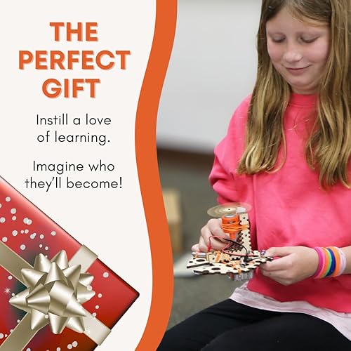 Miniatura 8 de STEM Kits for Kids Age 8-10 Inventors Kids Science Kit, Robot Building, and Engineering with Electricity Circuits Coolest DIY Toys and Best