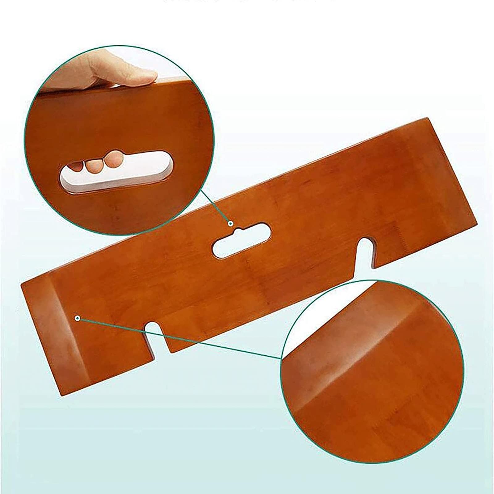 Tavola di trasferimento dello Scivolo, Piattaforma di Trasporto addensata sicura per Lo Spostamento in Legno, tavola di Scorrimento dell'ausilio per Il trasferimento del Sedile Che trasferisce Il pa