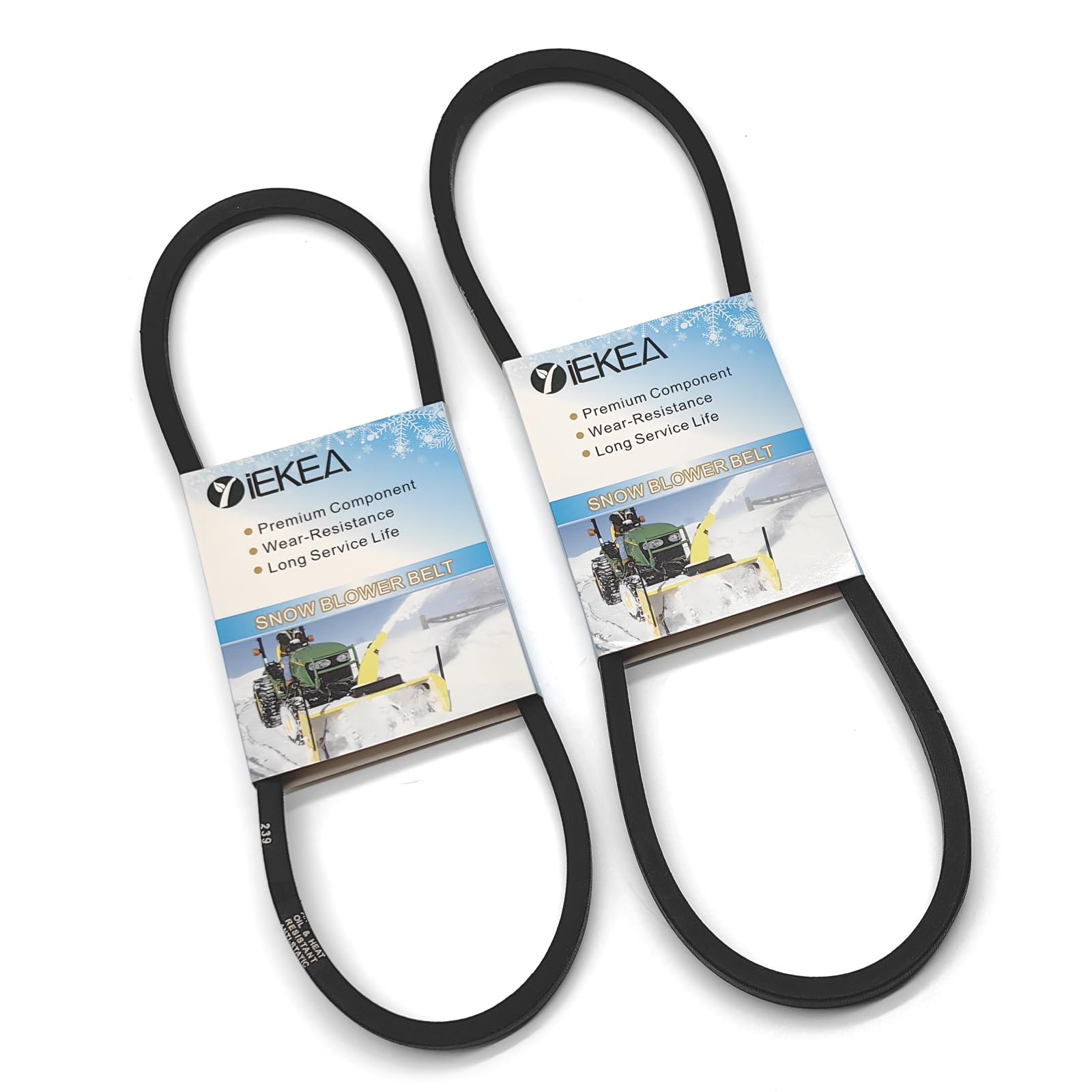 Set 2 Cinghie Per Trattorino Murray 579932MA E 585416, Compatibili Con Soffianeve - Foto 1
