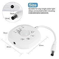 Vista 5 de SUPERNIGHT Interruptores de atenuación para luces LED, interruptor de sensor de movimiento Pir para COB SMD5050 2835 Strip, controlador