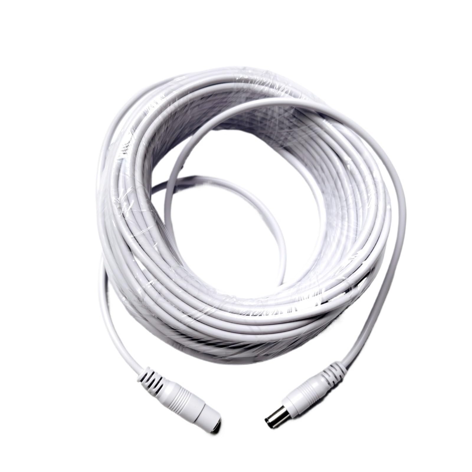 DC-Verlängerungskabel, 3 m, 5 m, 10 m, 20 m, 30 m, 5,5 x 2,1 mm, Buchse auf Stecker, for 12 V, 5 V, 24 V, Netzteilkabel, Heim-CCTV-Kamera, LED-Streifen(20 Meters)