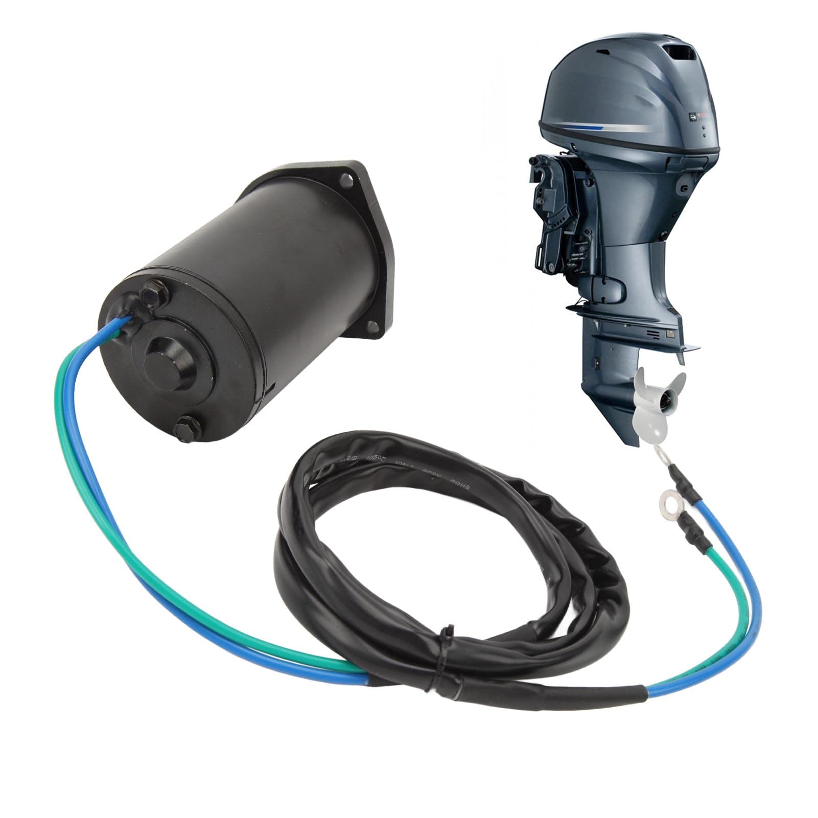 69W 43880 00 00, Strong Load Bearing Power Tilt Trim Motor DC12V 