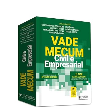 Capa do livro Vade Mecum Civil e Empresarial - 40º Exame de Ordem