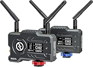 Hollyland MARS 400S PRO [Official] Wireless SDI HDMI Video Transmitter and Receiver,0.1s Latency,400 ft Range, 4 APP Monitoring, for Filmmaker Cinematographer Videographer Wedding（Adapter with UK）