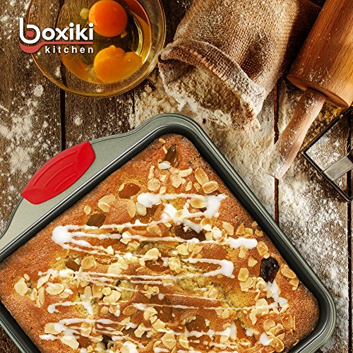 Boxiki-Kitchen-Cake-Baking-Set-Includes-3-Pcs-Steel-Cookie-Sheets-8x8-Square-Baking-Pan-and-Bread-Loaf-Pan-Rust-Free-Non-Stick-Premium-Baking-Molds-For-Baking-Cakes-Breads-and-Cookies
