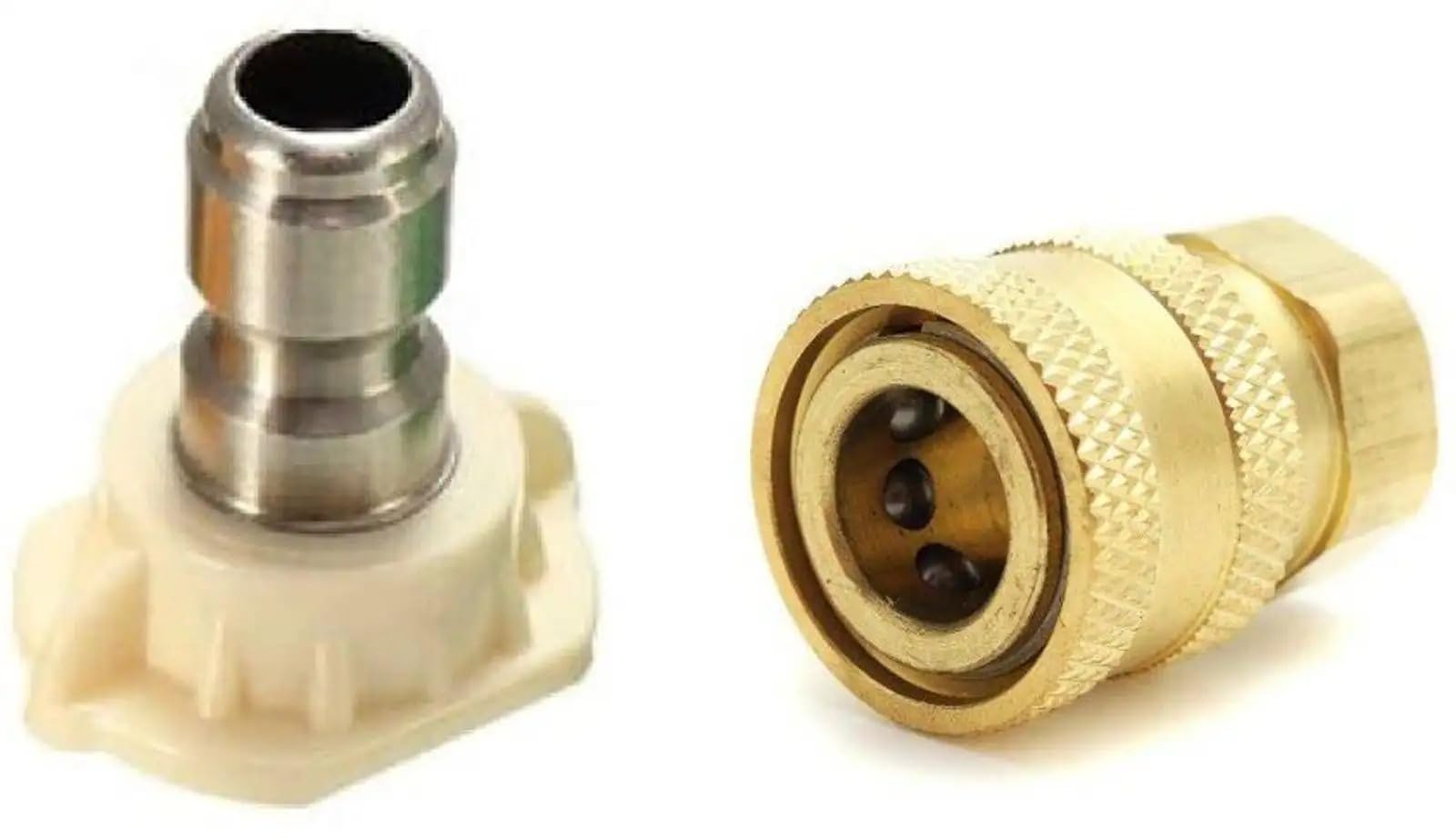40 Degree Pressure Washer Spray Nozzle Tip with Quick Release Connector, High Pressure Washer Spray Gun Nozzle, Brass Quick Connect Fitting for Car Wash, Patio, Driveway & Outdoor Cleaning (Pack of 2)-image-38