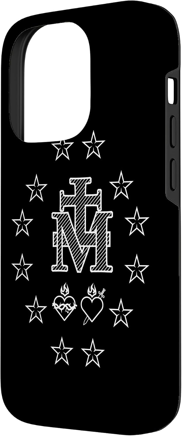 Wonderful Medal of Our Lady Mary Catholic Case for iPhone 14 Pro