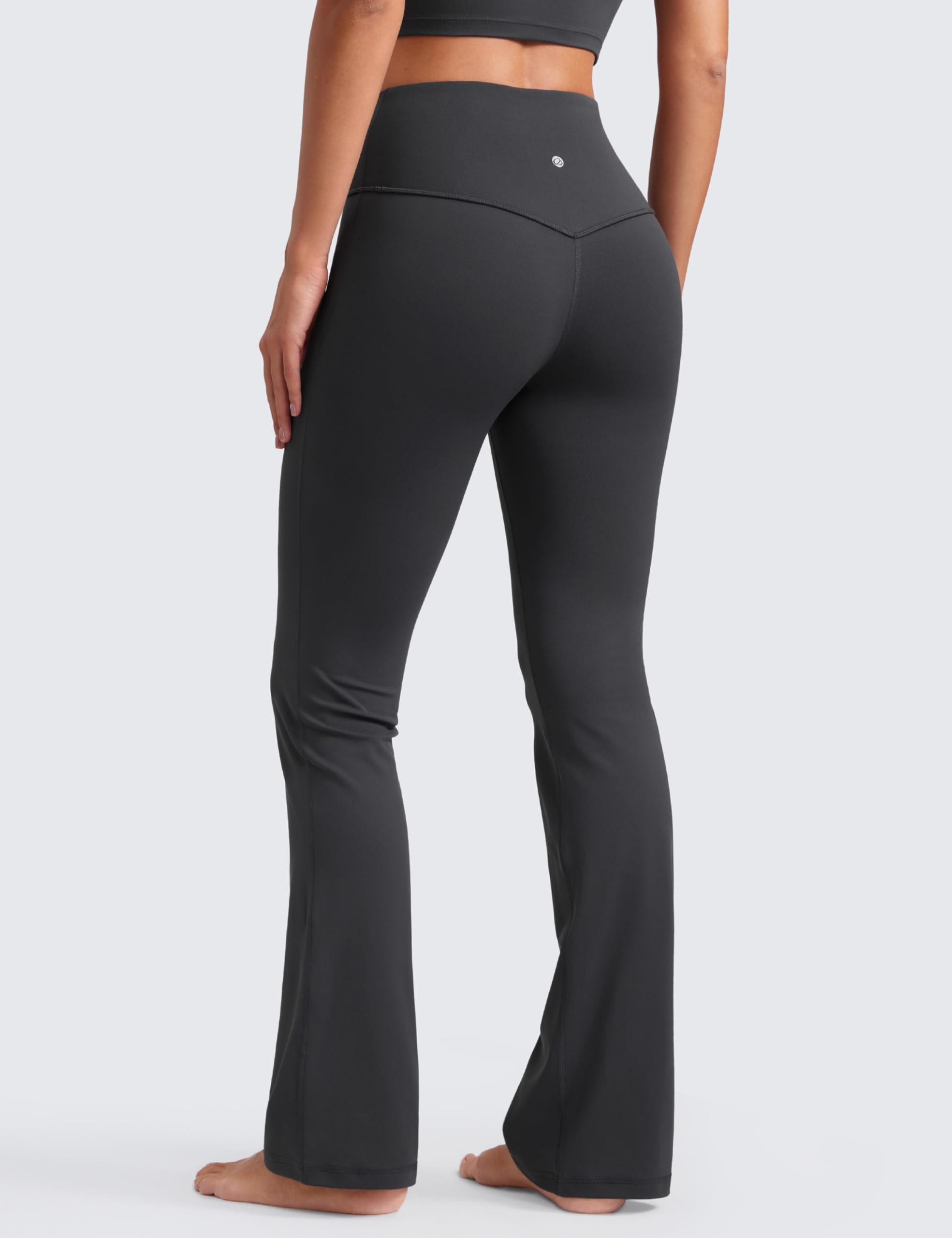CRZ YOGA Butterluxe Leggings Svasati - 74/79/81/85cm | Estremamente Morbido, Compressione Leggera, Yoga, Casual, Tasca Nascosta Posteriore, A Vita Alta, per Donna