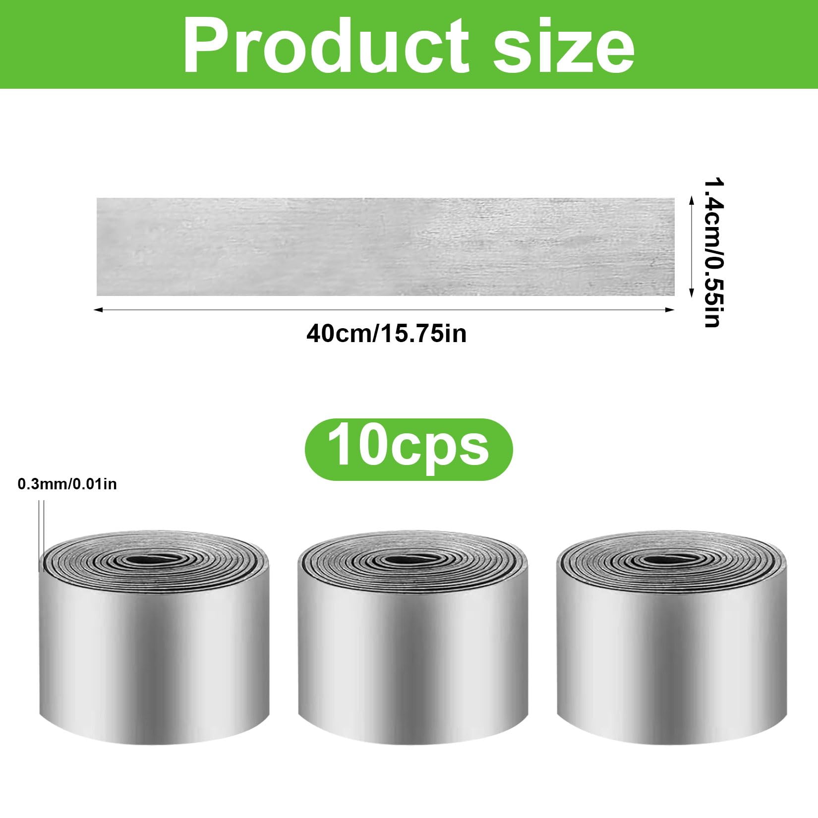 ShiFaKa 10 Rolls Aquarium Plant Weights Anchors, Bendable Aquarium Plant Holders, Metal Aquatic Weights Anchors Rings - Image 2