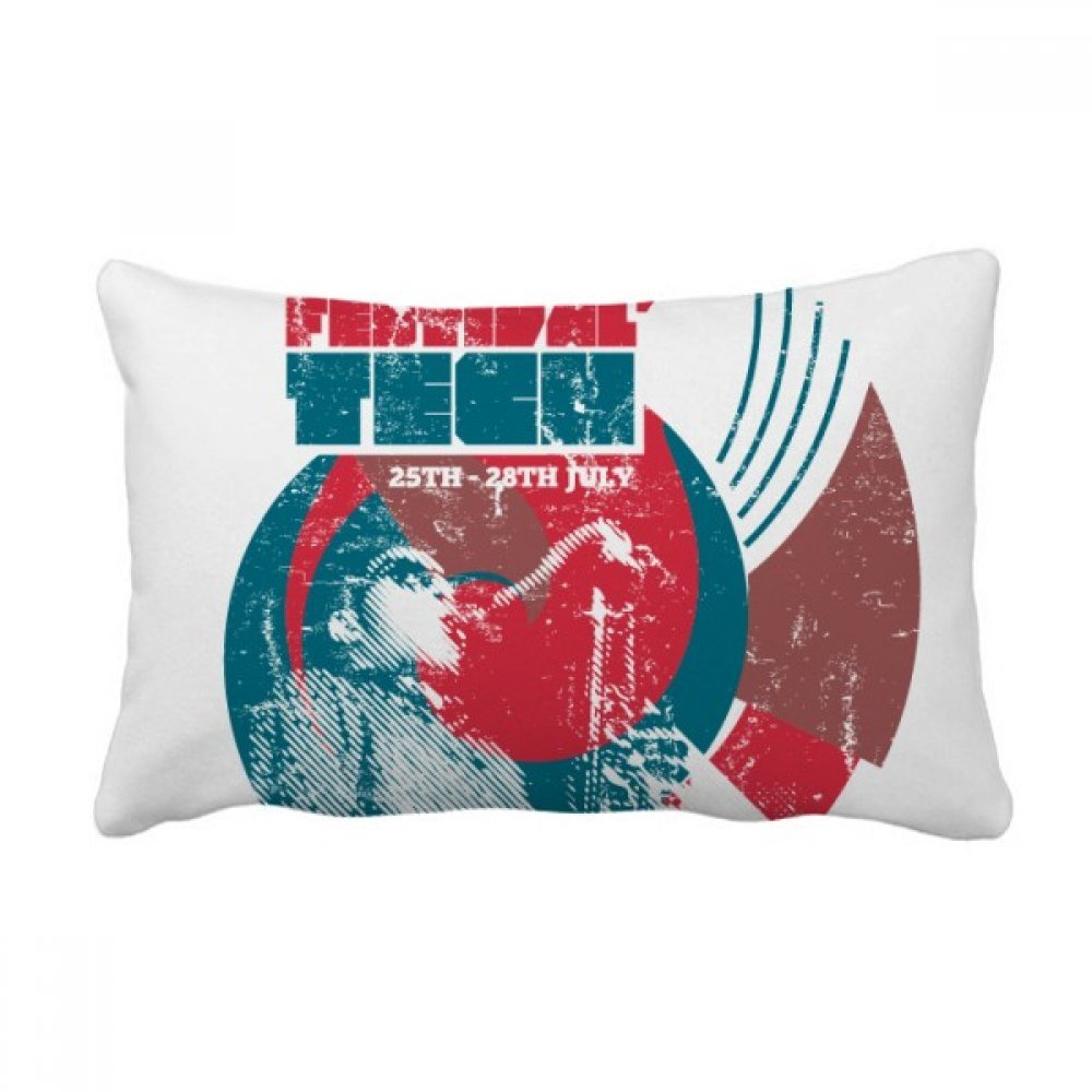 Coussin lombaire Jazz Festival pour soulager le dos sur le canapé du salon