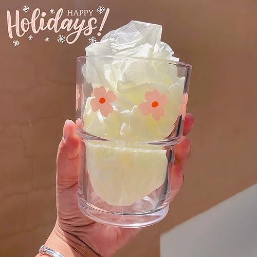 Miniatura 3 de Vaso de vidrio de 13 onzas con popote y tapa, vaso reutilizable para café helado, bonitas tazas de vidrio para agua, matcha, tazas de café de viaje