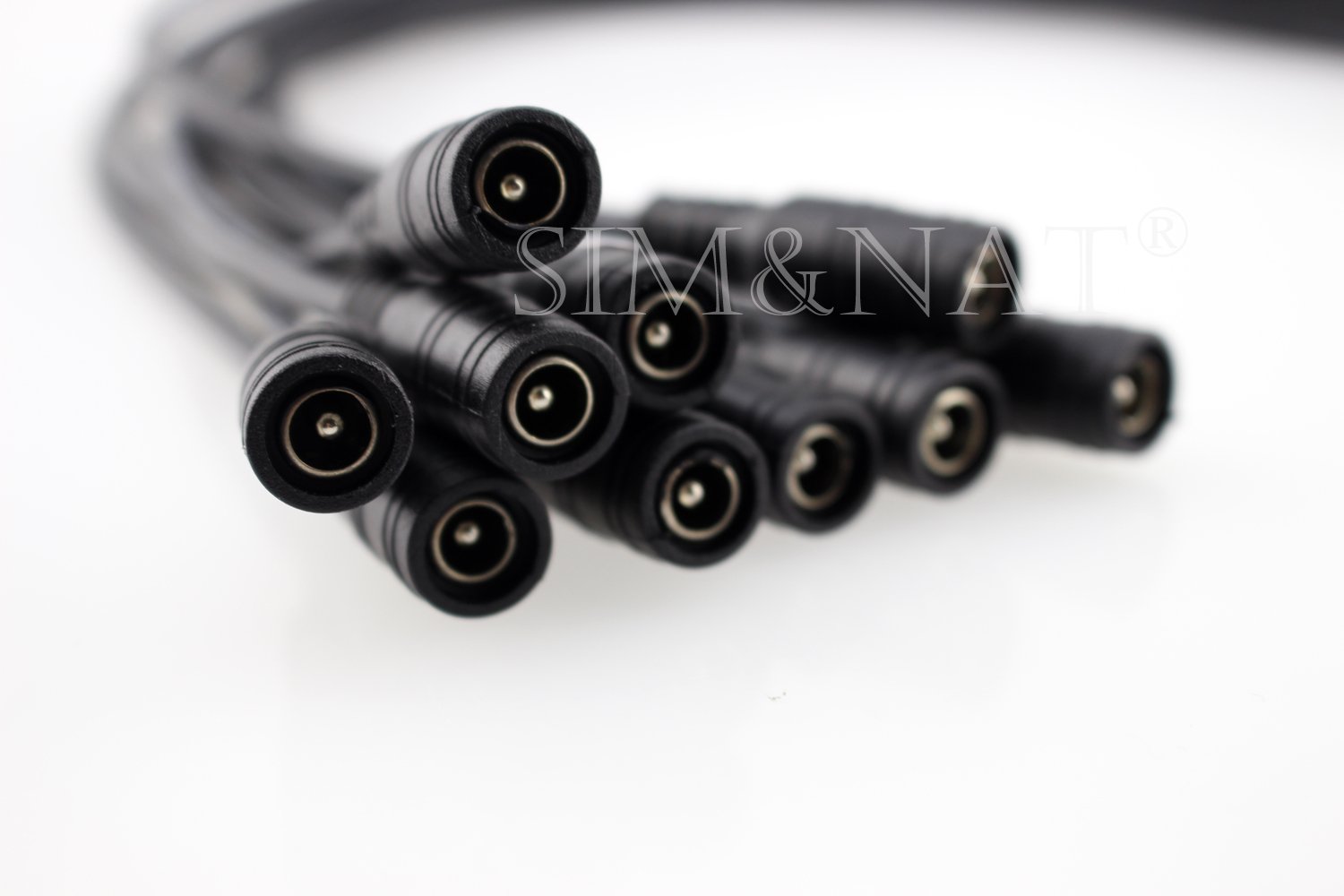 10 Paia Cavi Prolunga DC Maschio-Femmina 5,5x2,1 Mm – 15 Cm, Filo Rame Stagnato Per Strisce LED, Telecamere, Alimentatori - 4