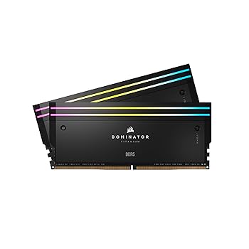 CORSAIR Dominator Titanium RGB DDR5 RAM 32GB (2x16GB) DDR5