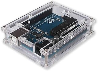 UMTMedia® for Arduino Uno R3 Acrylic Case Enclosure Shell Transparent Clear Computer Box