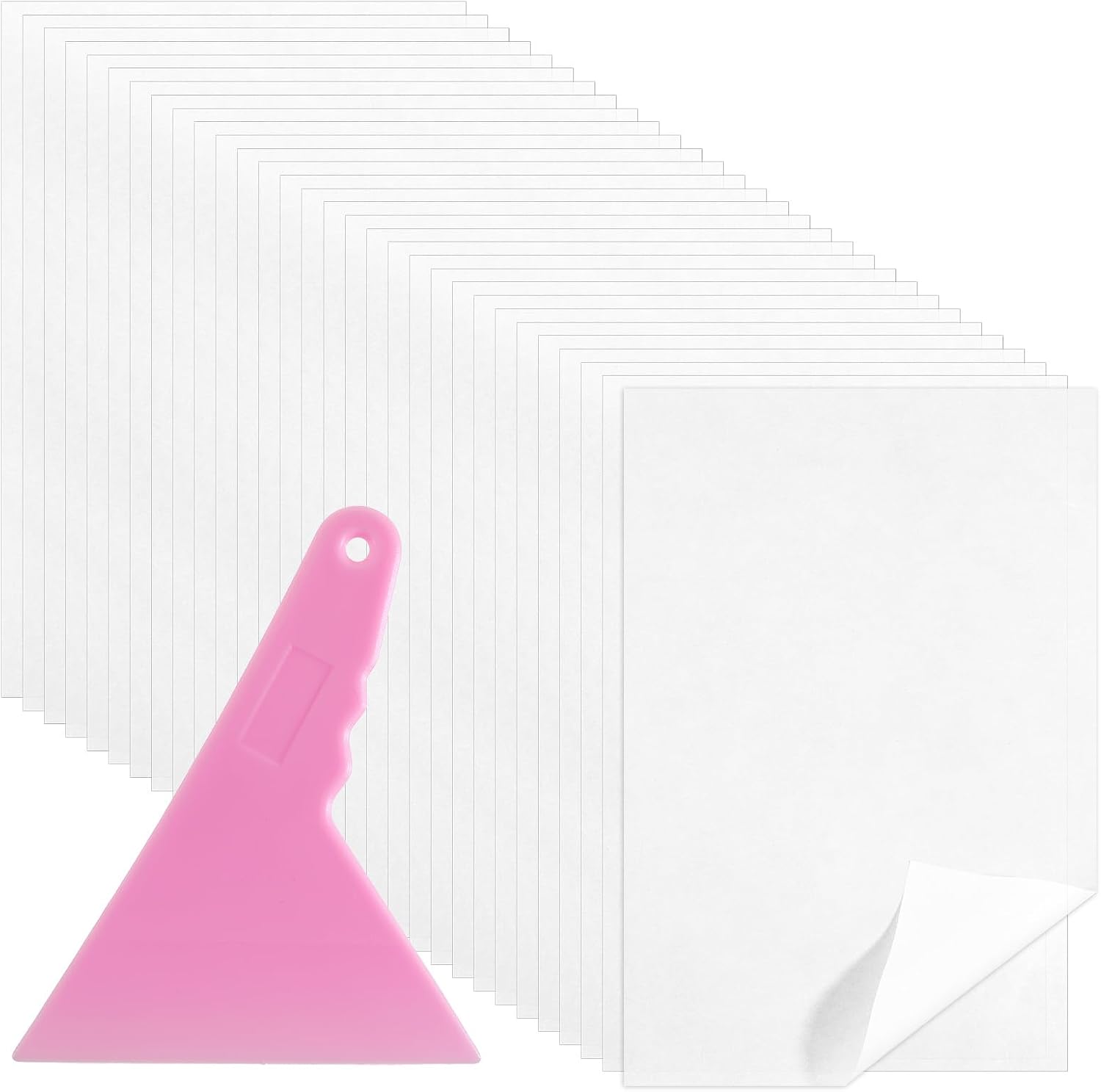 Diamond Art Painting Release Paper, Double-Sided Non-Stick Cover Paper for 5D Diamond Art Painting, 15x10cm / 5.9x3.9in, 100 Pieces with 1 Corrector Tool