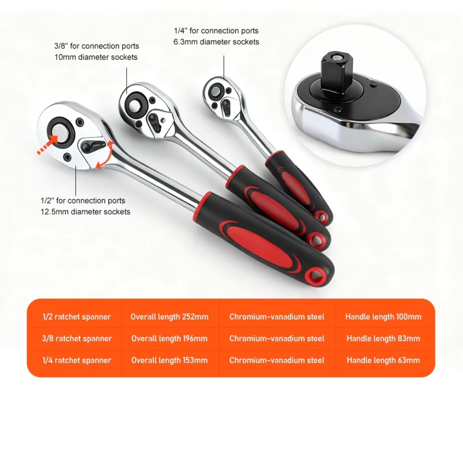 Kit d'outillage mécanique Kit D'outils Réparation Automobile Multifonction Kit D'outils Automobiles Jeu Clés À Douille En Acier Ensemble D'outils Mécanique Kit D'outils La Maison