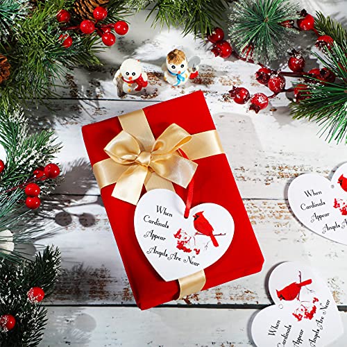 Marsui DO-MARSUI-4470205 12 Pieces Red Cardinal Christmas Ornaments Acrylic Hanging Memorial Ornaments Cardinal Ornaments Memorial Christmas Tree Ornaments thumb #3