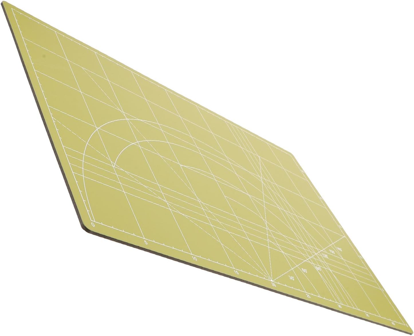 Lightweight Green Plastic Small Cutting Mat for Crafts and Engraving Professional Reusable Craft Cutting Board with No Burrs Portable Double-sided Drafting Mat