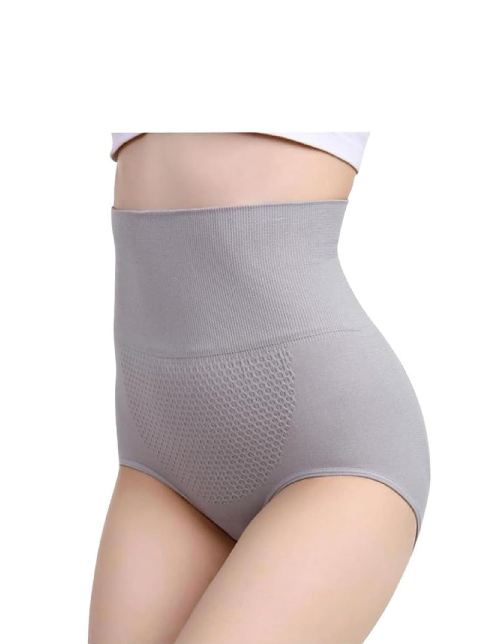 Cotton High Waist Panties Tummy Control Underwear Ladies Briefs Shapewear Double Layer Half Body Shaper Underwear for Women Tummy Control-image-45